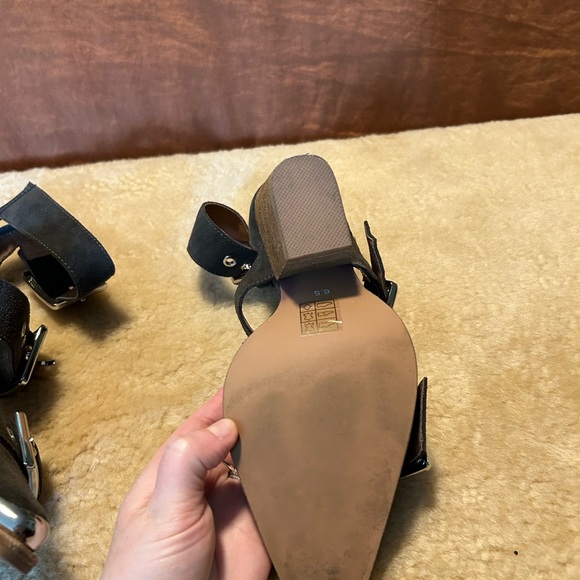 Black Suede Hendrix Heel 6.5 - Picture 7 of 8